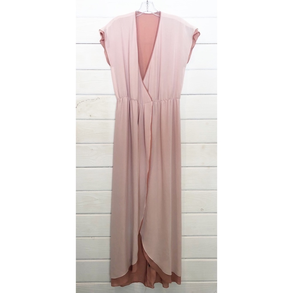 Harzfelds Wrap Dress, Open Front Peach